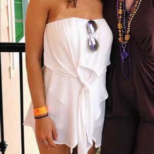 American Threads Lilac Strapless Romper